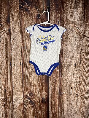 NBA Golden State Warriors Bodysuit 6/9 Months Baby Girl One Piece