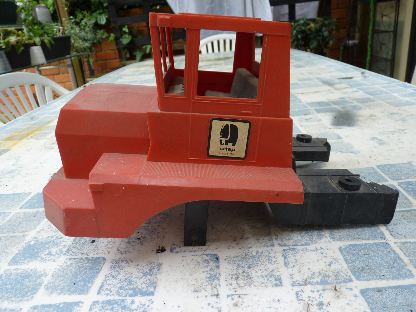 Funiculaire Jouet Ancien CIJ Tôle Et Bois - époque Joustra JRD - Made In France