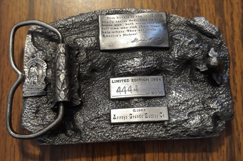 American Fire Fighter 1984 Commemorative Badge (Ltd. Edition) (You Choose) - Picture 9 of 11