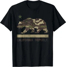 California Bear Star Cali TShirt T-Shirt