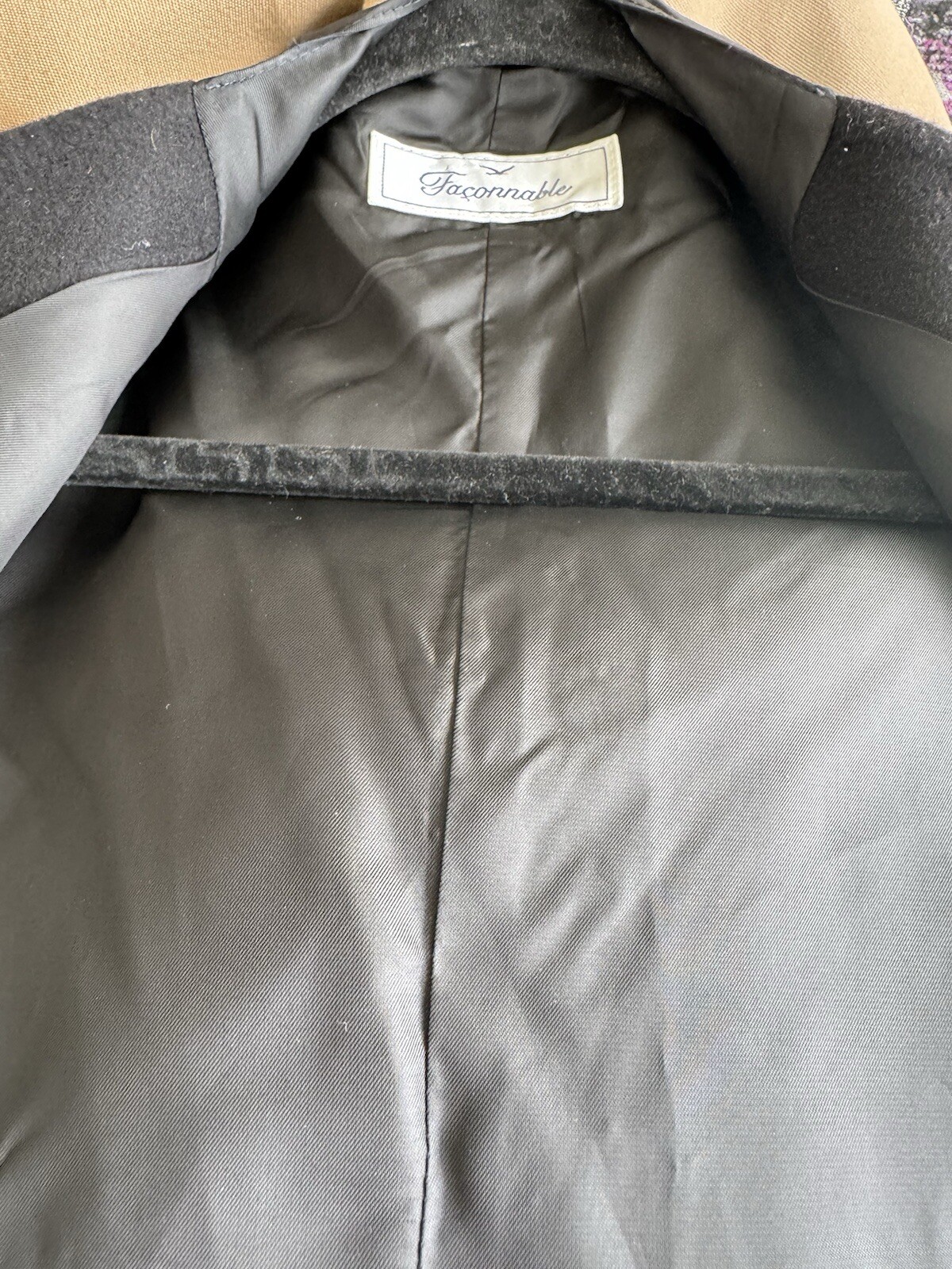 Faconnable Vest Black Button Down  Pockets 100% V… - image 13