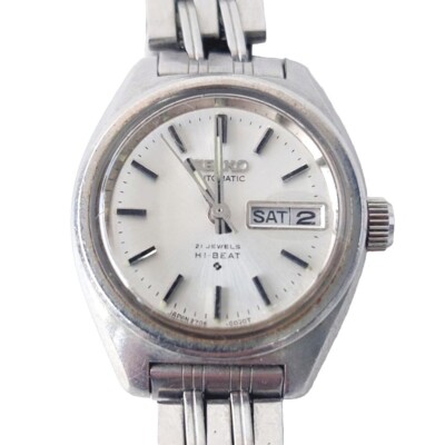 Vtg 1973 Seiko 2706-0020 Automatic Hi-Beat 21 Jewels Day Date