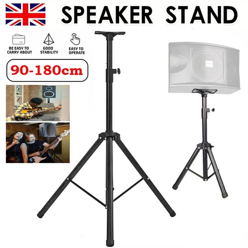 PA Speaker Stand Tripod Heavy Duty 90cm-180cm Height Adjustable 35mm 50 KG Load - Picture 2 of 15