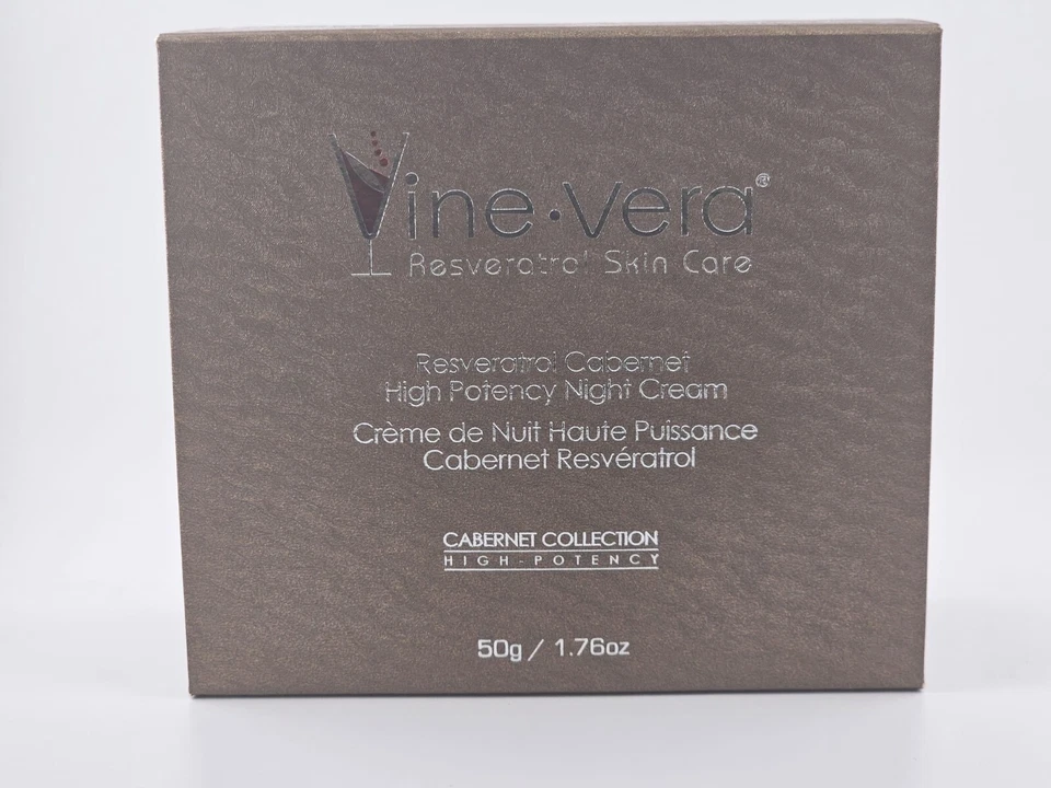 Vine Vera Resveratrol Cabernet Crema de Noche Alta Potencia 50g/1.76oz Foto 2 de 4