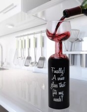Bottle Wine Glass