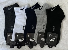 5 Pairs Men Nwt Nike Ankle Socks