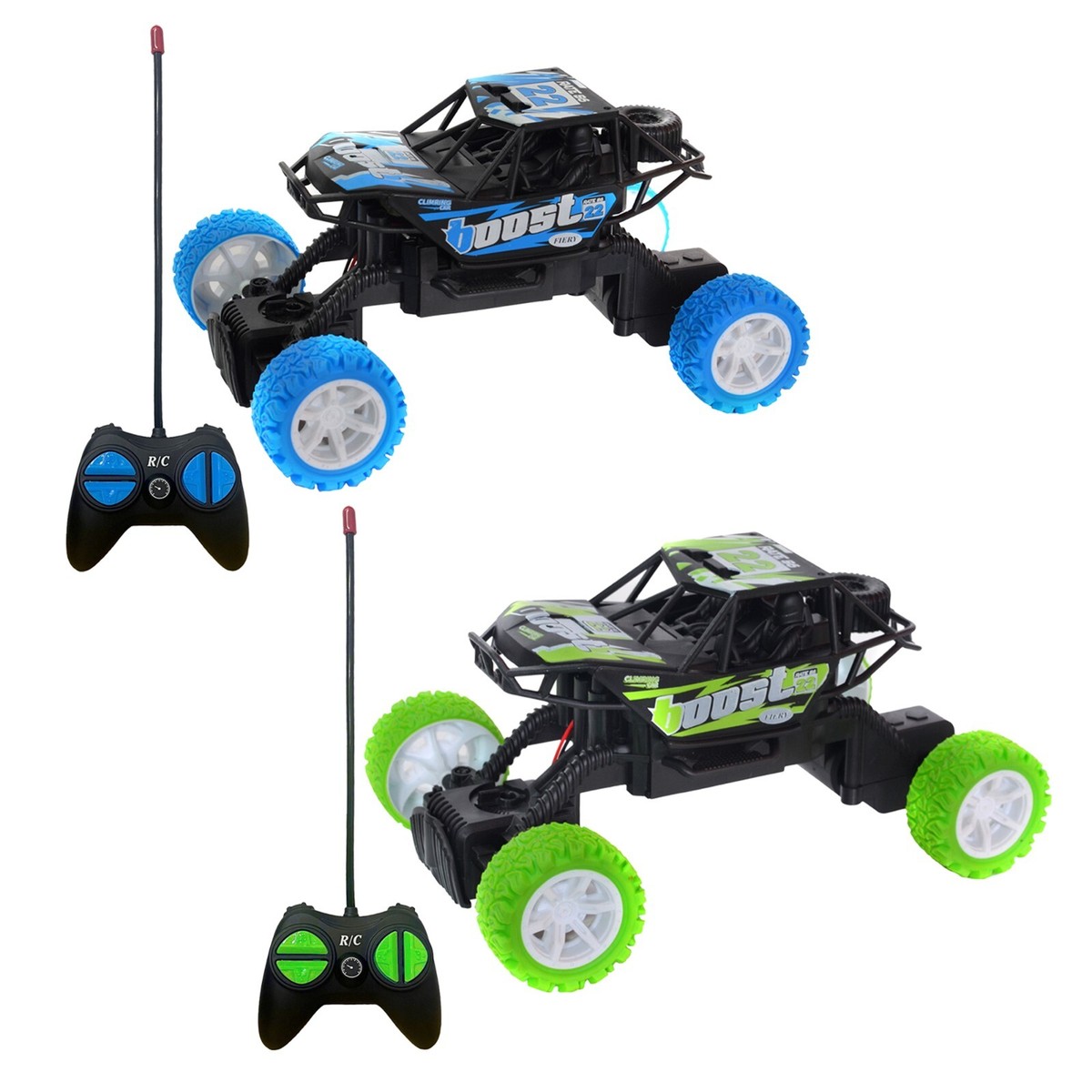Zummy Cross Country LED Light Remote Control Stunt RC Car | eBay