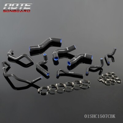Fit For 89-93 Mazda Roadstar Miata MX-5 NA6CE B6ZE 1.6L Silicone Coolant Hose