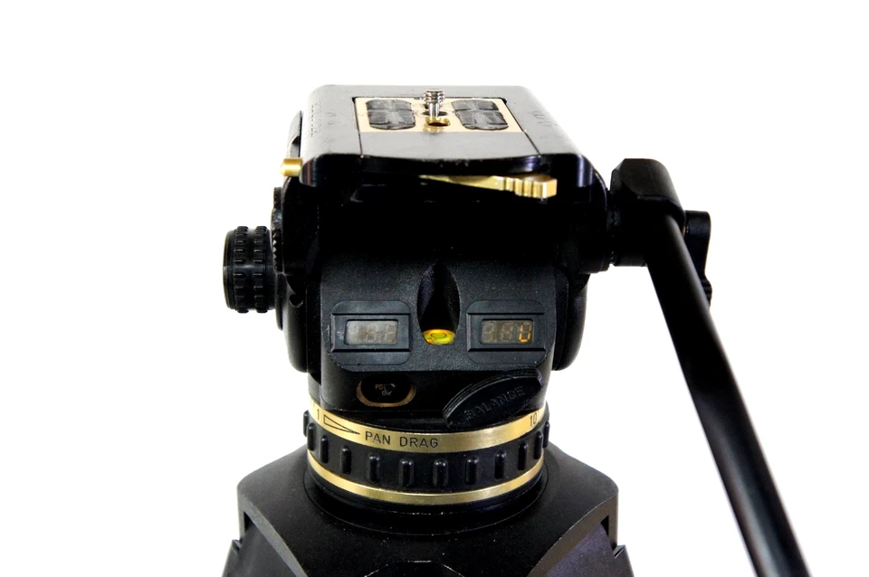 Cartoni DELTA PRO HEAD CF CARBON FIBER TRIPOD 1D GRSPR TPANBAR PL SERVICED 48Lb - Image 3 of 4