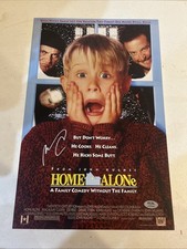 MACAULAY CULKIN SIGNED AUTOGRAPH HOME ALONE 11x17 MOVIE POSTER PSA COA CHRISTMAS