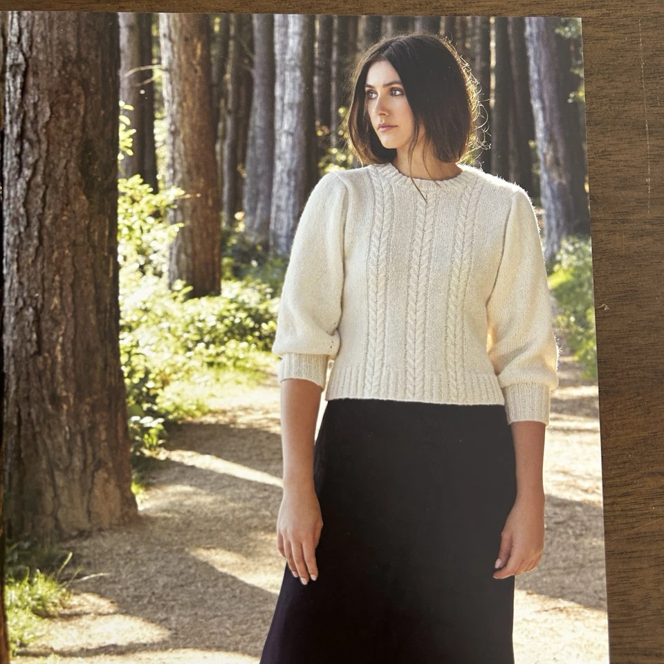 MYTH by Kim Hargreaves 12 Designs Modern Knitting Pattern Book Sweaters Hats - Image 4 of 4