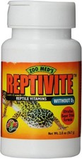 Zoo Med ReptiVite without D3 Reptile Vitamin Powder 2-Ounce 4-Pack
