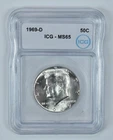 1969-D Kennedy Half Dollar MS65 ICG *9081