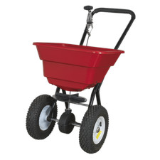 Sealey Broadcast Spreader 37kg 29L 3m-3.6m Spread Steel Frame Walk Behind SPB37W