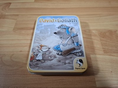 David & Goliath - Kartenspiel in Metallbox aus 2008 - Pegasus Spiele - neuwertig