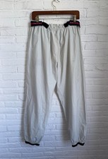 2018 Prada Linea Rossa Nylon Track Pants Gray Technical Joggers Size 50
