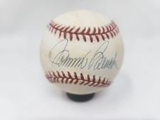 Johnny Bench Signed Leonard Coleman National League Baseball JSA COA BUF