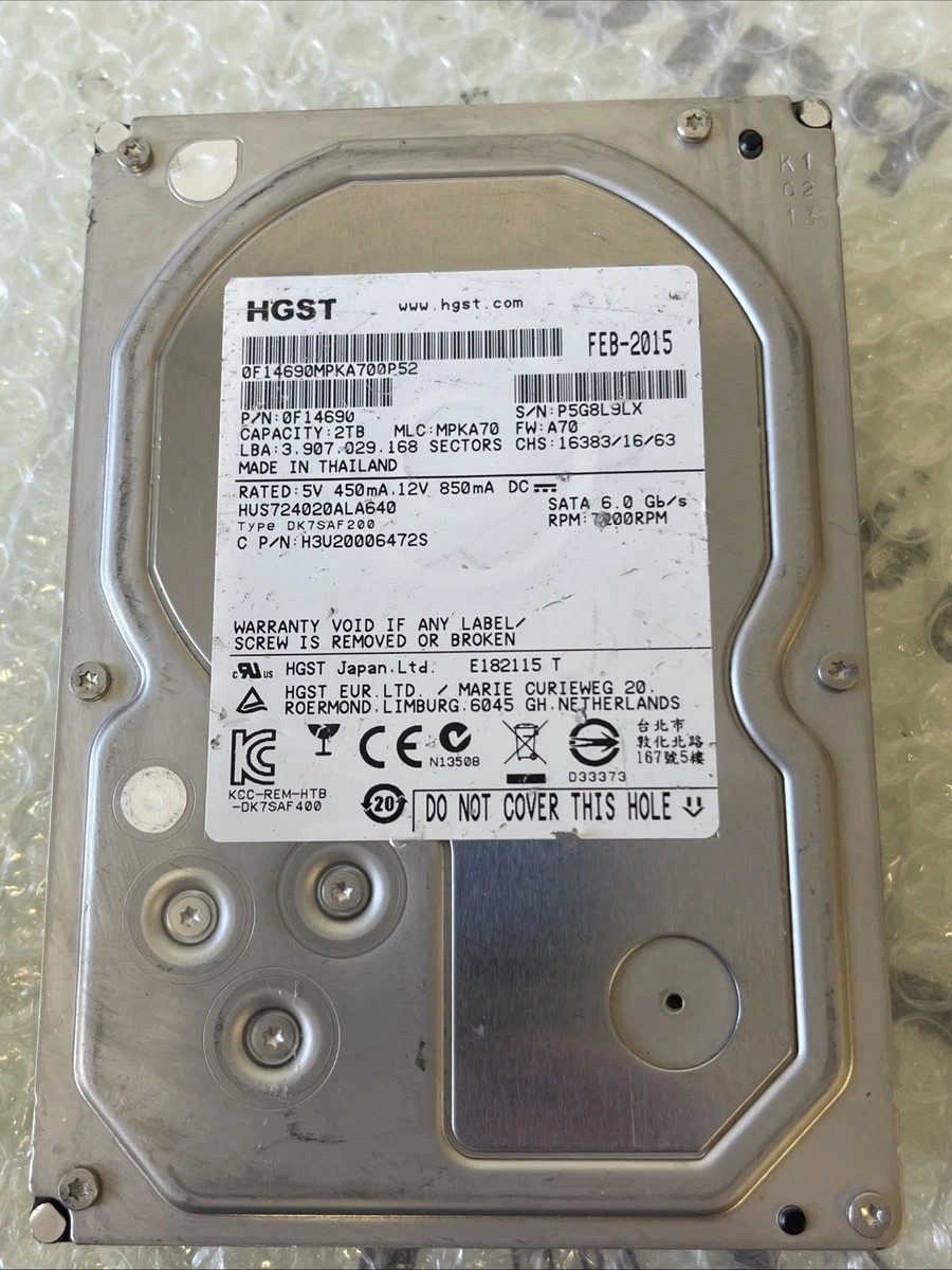 Hitachi 2TB Internal Hard Disk Drives for sale - eBay