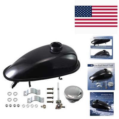 Essential 4L Replacement Gas Tank for 49cc 60cc 80cc Motorcycles - Easy Install