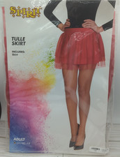 Spirit Halloween Red Tulle Mini Skirt SM