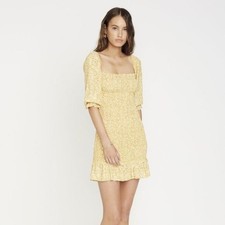 Faithfull The Brand Es Saada Petra Snake Print Mini Dress Size L