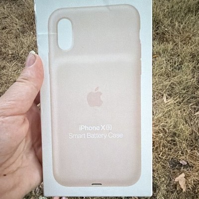 Apple iPhone XS/X Smart Battery Case Pink Sand 1369mAh Qi MVQP2LL/A