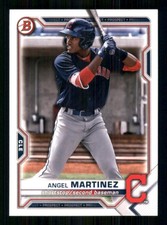 2021 Bowman Draft #BD-34 Angel Martinez Cleveland Indians 63444