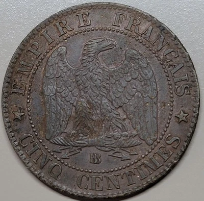 5 cmes Napoléon III 1865BB - Photo 1/2