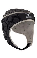 Gilbert XP 250 Rugby Nakrycie głowy Czarny/Srebrny Duży (PRZECZYTAJ)