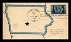 Dr Jim Stamps Iowa Statehood Centennial FDC Walter Stawuszewski Hand Made Cachet