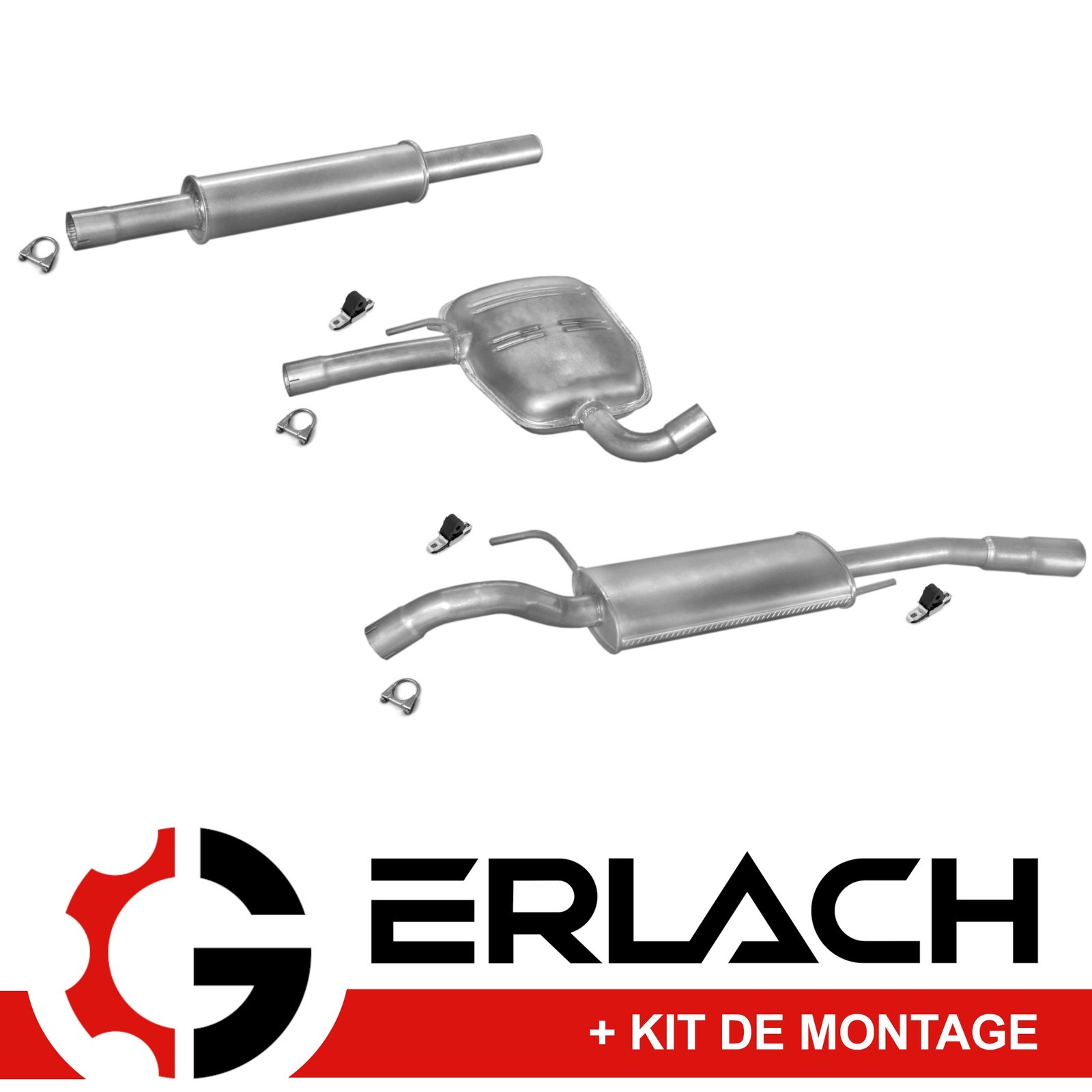 Echappement silencieux pour Vw Passat 1.8 120 contre bruit et refus CT