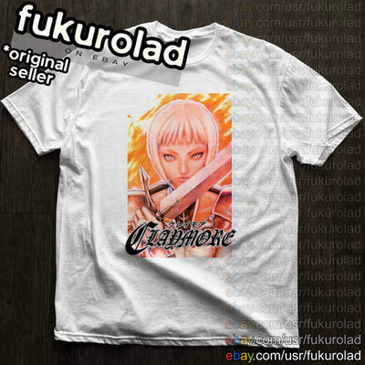 CLAYMORE CLARE Japanese dark fantasy anime T-SHIRT - GILDAN OR COMFORT COLORS