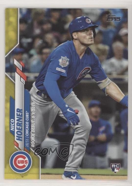 2020 Topps Update Rookie Debut Walgreens Yellow Nico Hoerner #U-251 8d4
