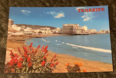 unbenutzte spanische Postkarte - EL MEDANO Strand - Teneriffa, Kanarische Inseln