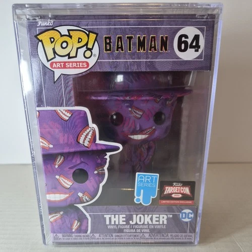 Funko POP! Artist Series: DC Joker #64 Target Exclusive with Protector Case NEW