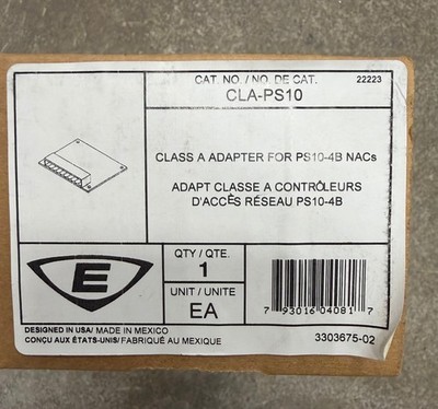 Kidde edwards CLA-PS10 Class A Adapter Card for PS10-4B NACs
