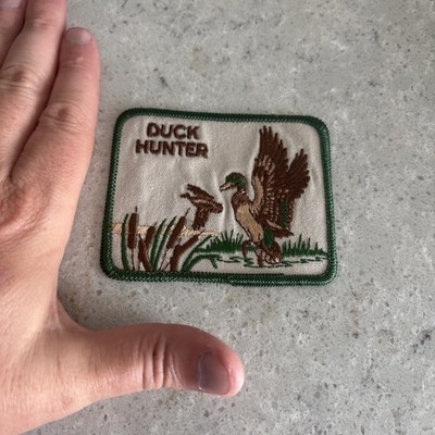 Duck Hunter Flying Ducks Hunting Souvenir Embroidered 3x4'' Patch Badge