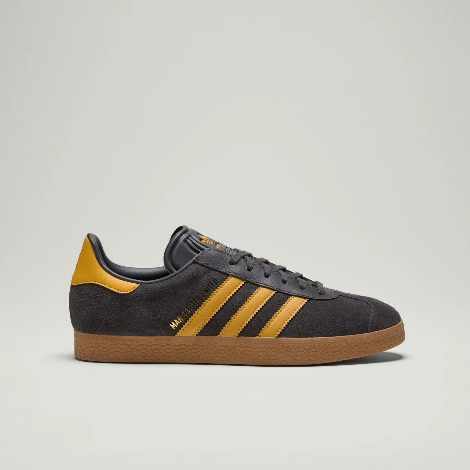 Adidas Gazelle Manchester United JR1410 Utility Black / Preloved Yellow / Gum