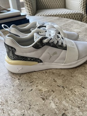 Women s Puma Rose Plus Untamed  Running Shoes White Sz 7.5