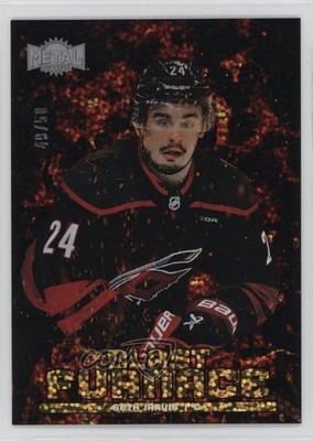 2024-25 Skybox Metal Universe Blast Furnace Gold 49/50 Seth Jarvis #BF-11 j2d