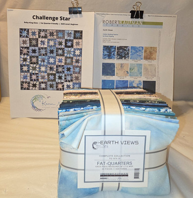 Challenge Star by Astronaut Karen Nyberg & her fabric Earth Views