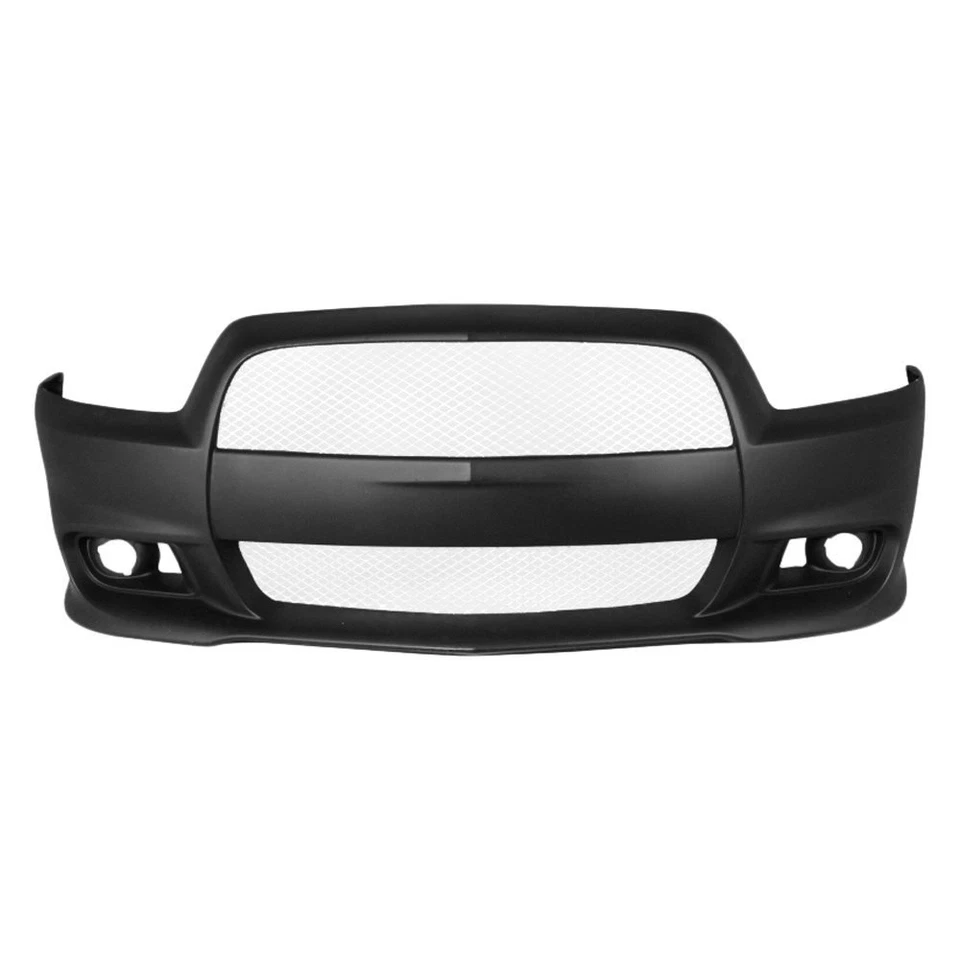 For Dodge Charger 11-14 SRT Style Fiberglass Front Bumper Cover Unpainted Foto 3 de 4