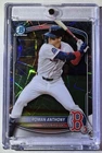 ROMAN ANTHONY RARE BOWMAN CHROME LAZER REFRACTOR INVESTMENT CARD RED SOX