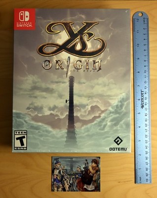 NEW Limited Run Games Ys Origin Collector's Edition Switch + Trading Card #086