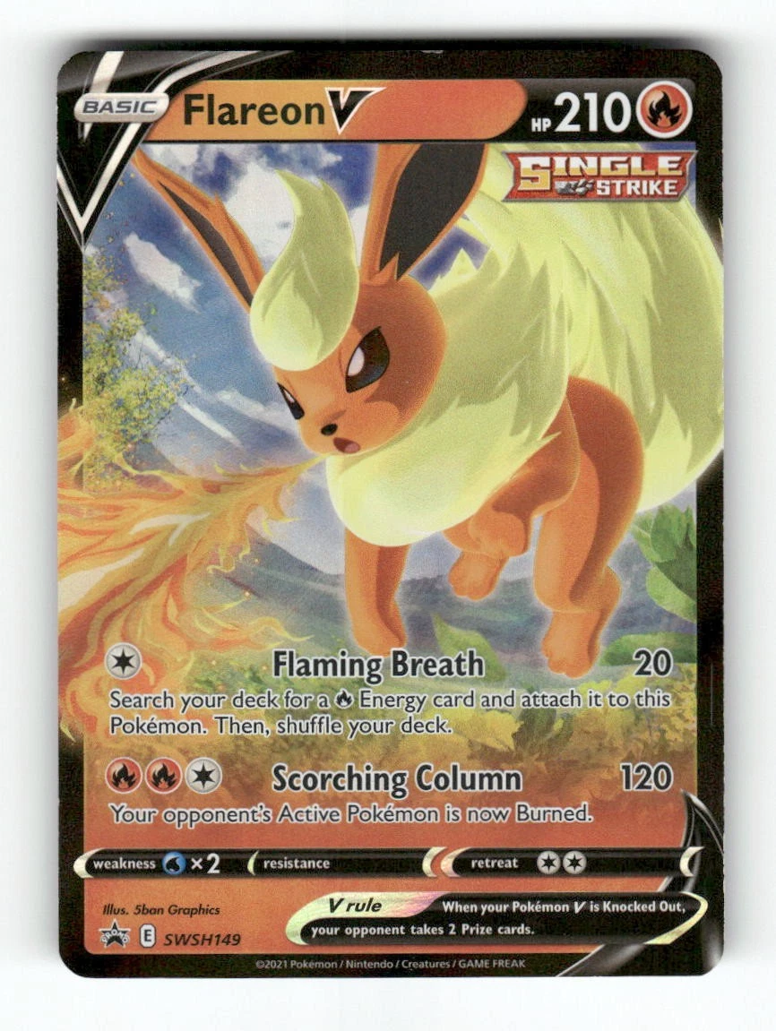 Flareon V Pokémon TCG Cards for sale | eBay