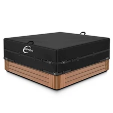 Outdoor Waterproof Hot Tub Cover 90"x90"x20" Heavy Duty UV Protection