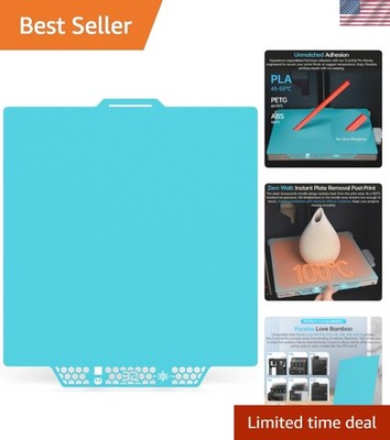 Upgrade to CryoGrip Pro Glacier 257x257mm Build Plate - Perfect for Bambu-Lab