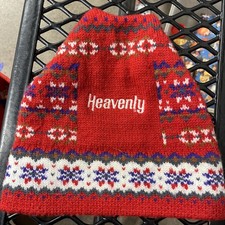 Vintage Heavenly  Lake Tahoe Beanie Cap Hat Winter  Made in USA