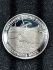 Largemouth Bass Fishing Collector Proof Coin 1 Troy Oz .999 Fine Silver Round