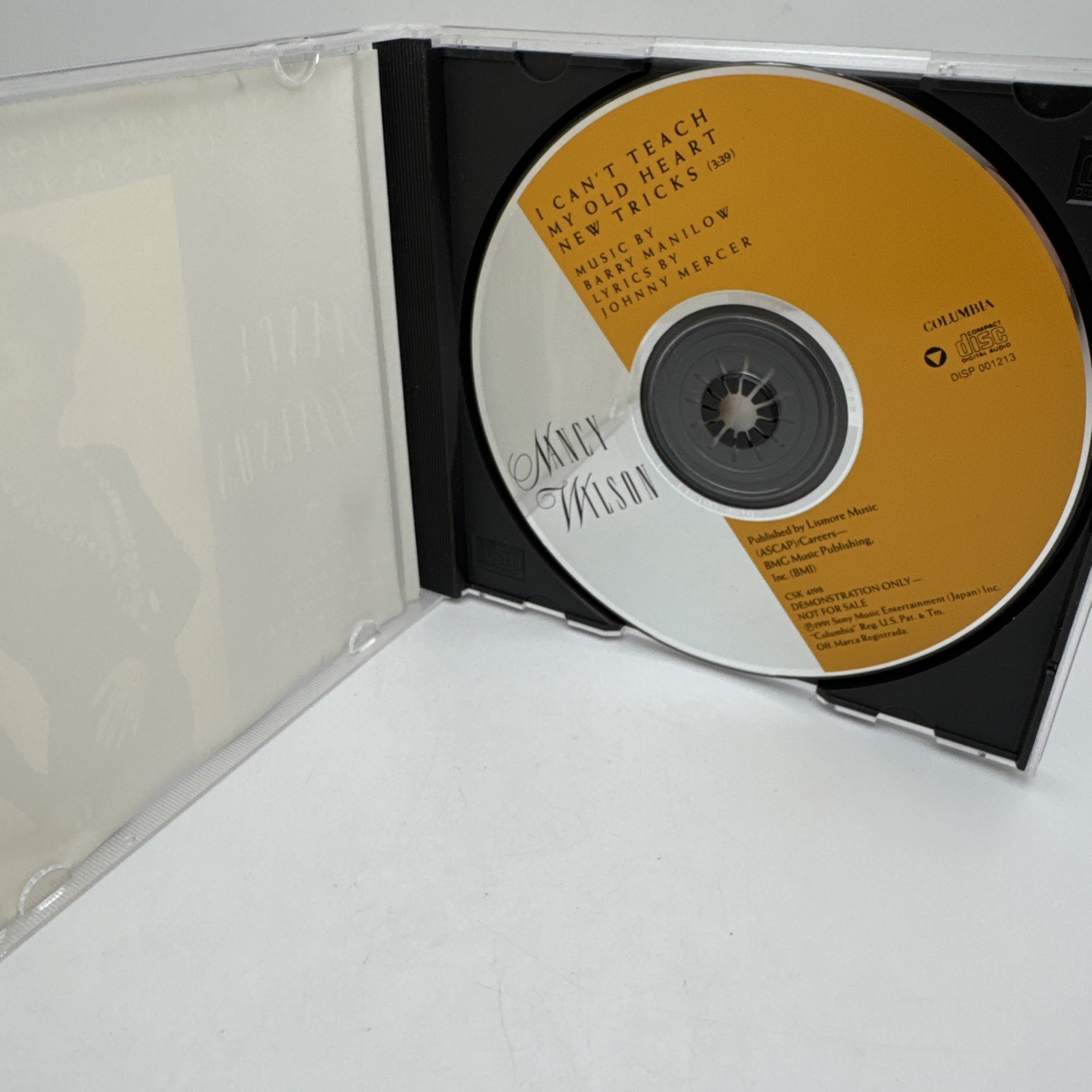 I Can't Teach My Old Heart New Tricks, Sang by Nancy Wilson - Audio CD. CD36